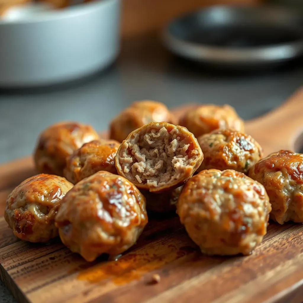 Absolute 2 Ingredient Meatballs: Lazy & Delicious