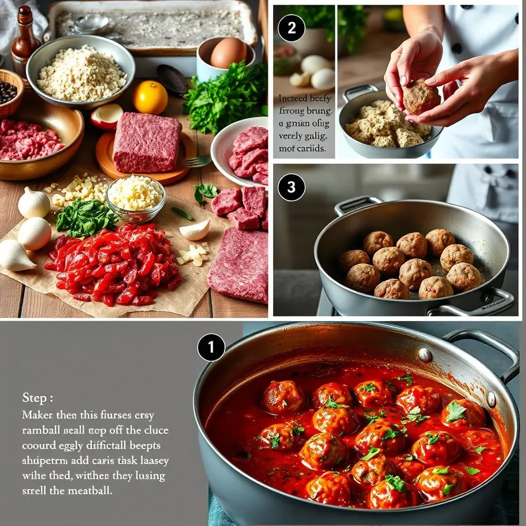 A StepbyStep Guide to Making Juicy Italian Meatballs with Ground Beef