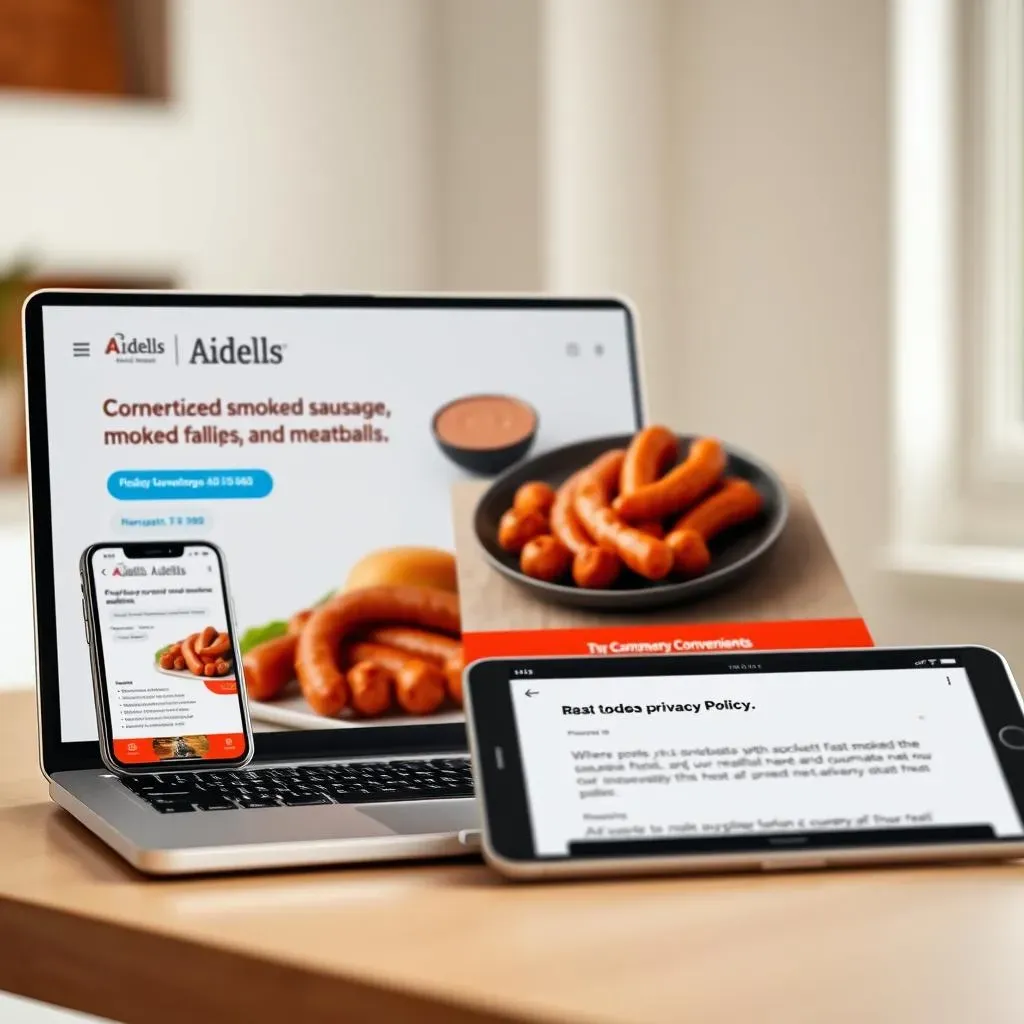 About Aidells: Products, Contact, and Privacy