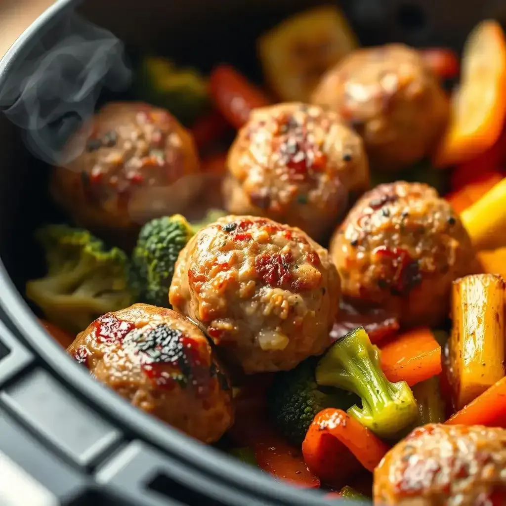 Air Fryer Meatballs And Vegetables Mastering The Perfect Texture And Flavor