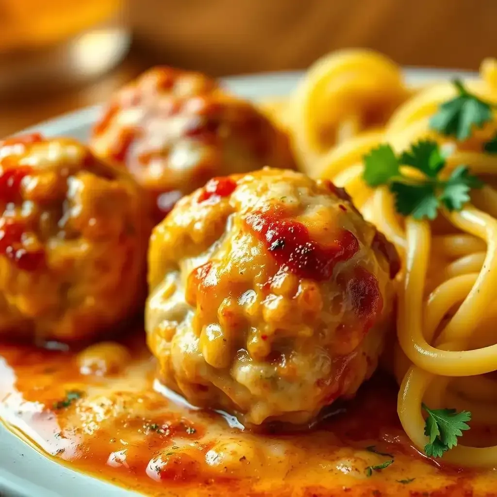 Amazing Cheesy Chicken Meatballs! - Meatballrecipeskitchen