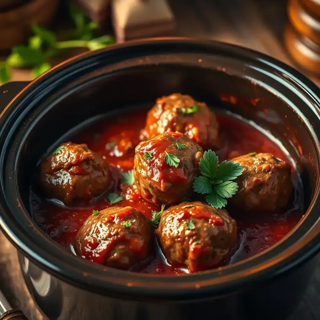 Amazing Easy Slow Cooker Meatballs - Meatballrecipeskitchen