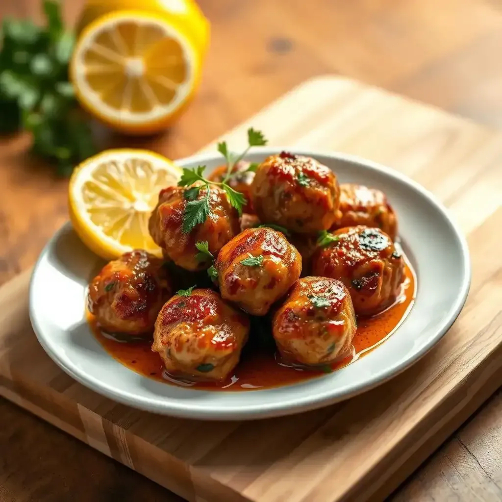 Amazing Lemon Chicken Meatballs Recipe - Meatballrecipeskitchen