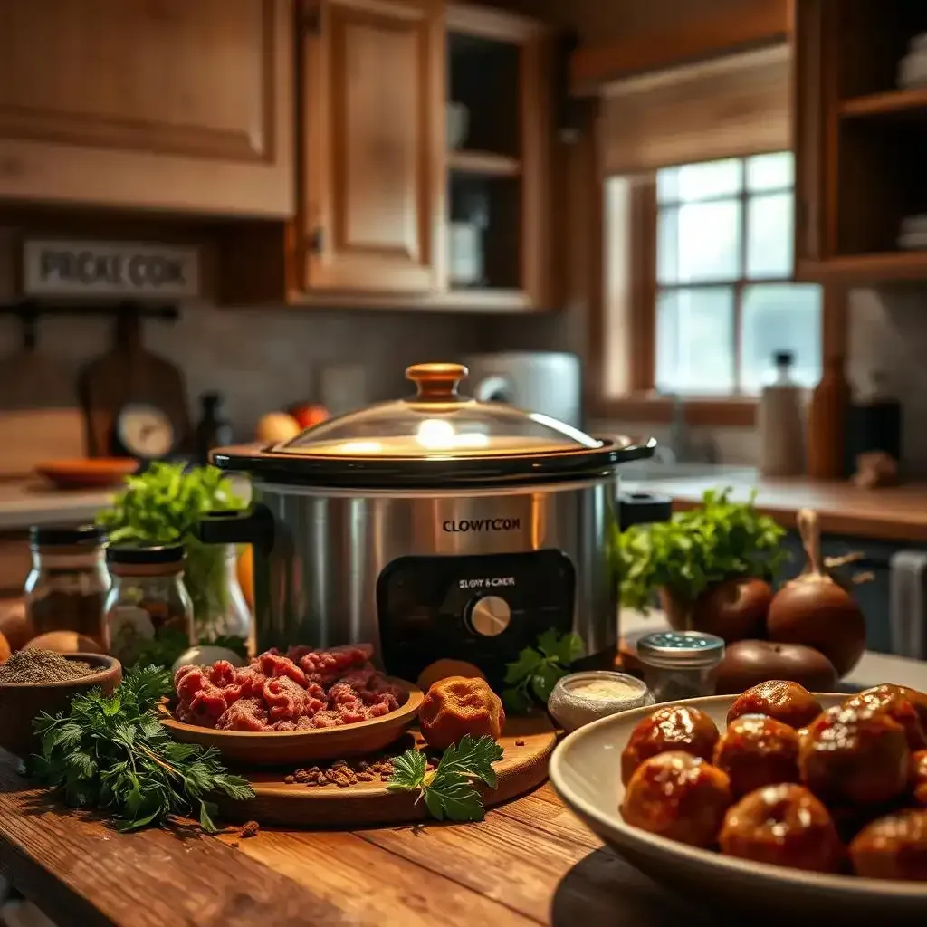 Amazing Slow Cooker Beef Meatballs - Meatballrecipeskitchen