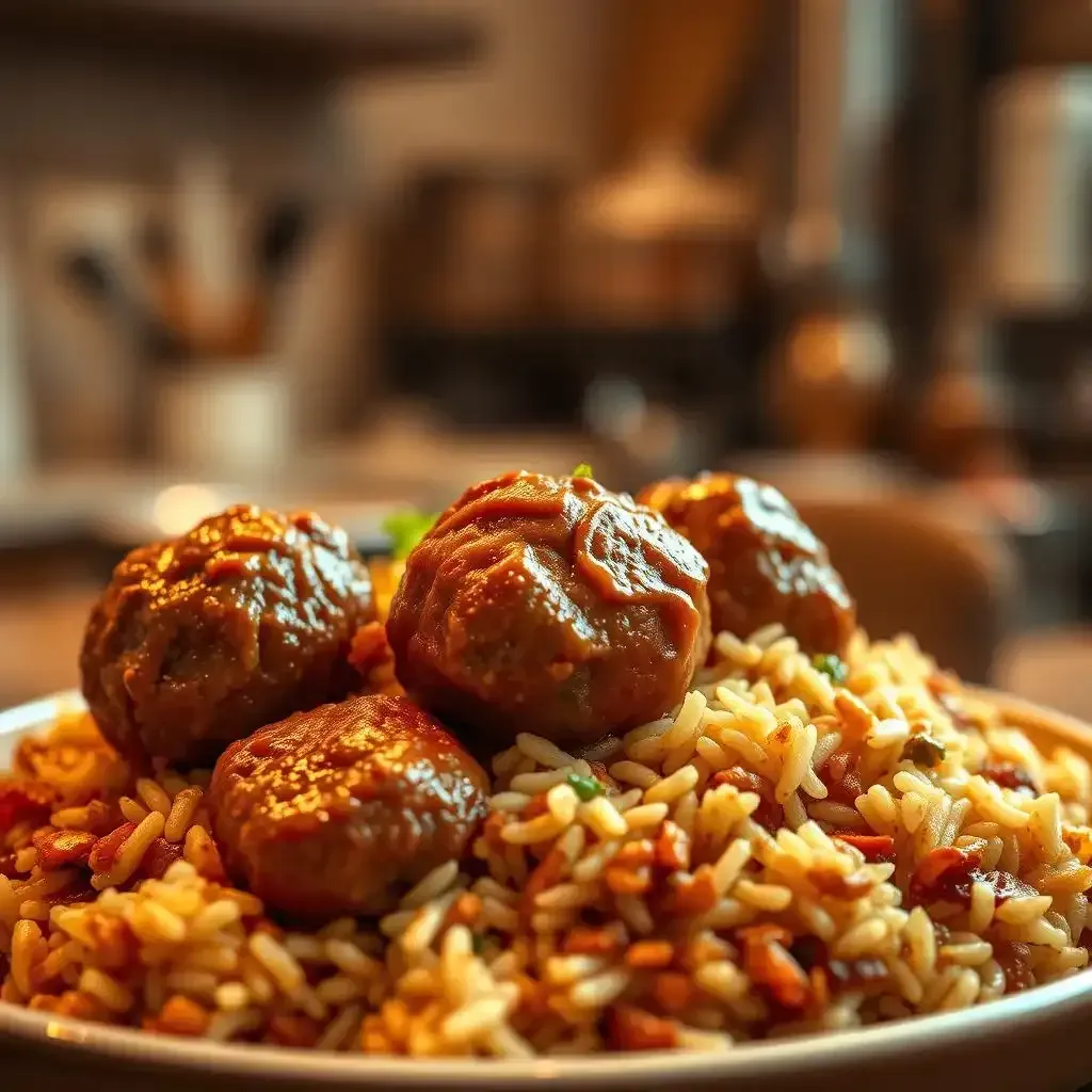 Amazing Slow Cooker Meatballs And Rice - Meatballrecipeskitchen