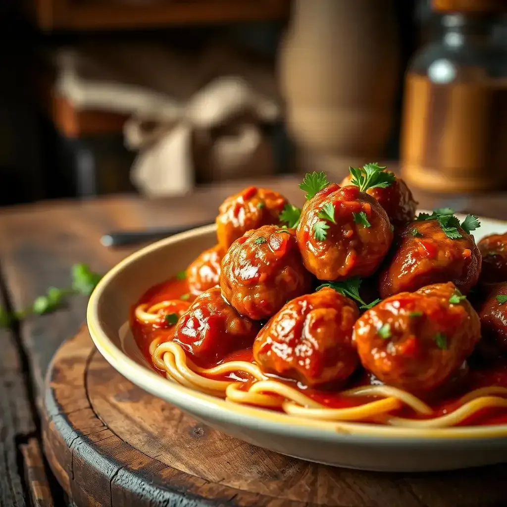 Amazing Slow Cooker Pork Meatballs - Meatballrecipeskitchen