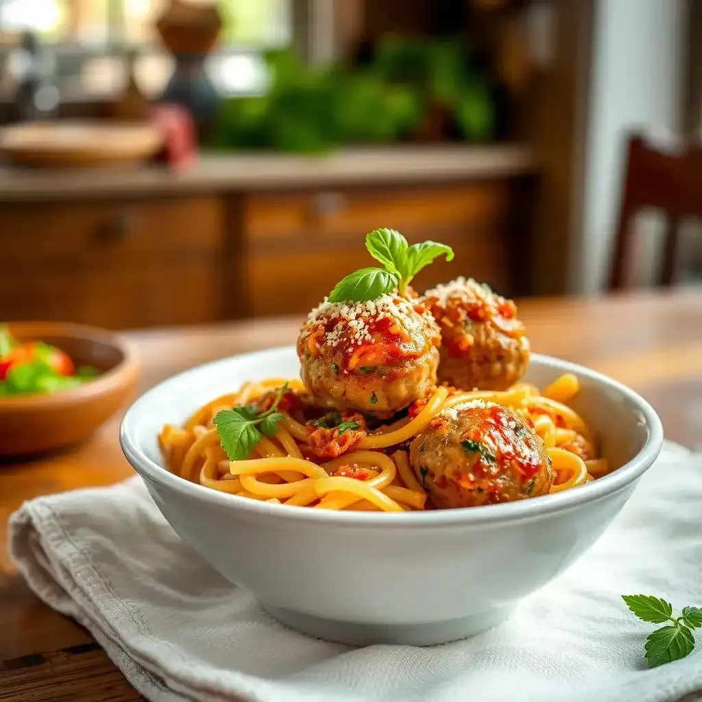 Amazing Vegan Meatball Pasta Bake - Meatballrecipeskitchen