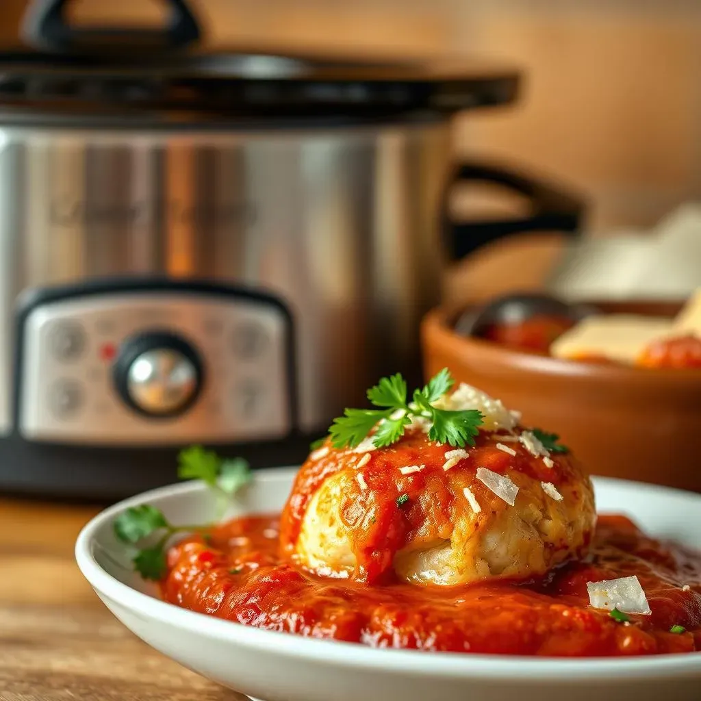 Assembling and Cooking Your Chicken Meatballs in the Crock Pot