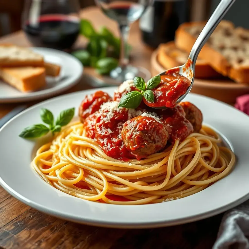 Assembling and Serving: Plating, Garnishing, and Pairing Your Best Homemade Spaghetti and Meatball Recipe