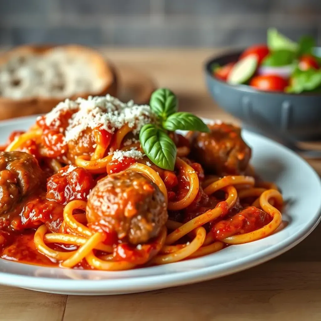 Assembling & Serving Your Easy Meatball Pasta Masterpiece