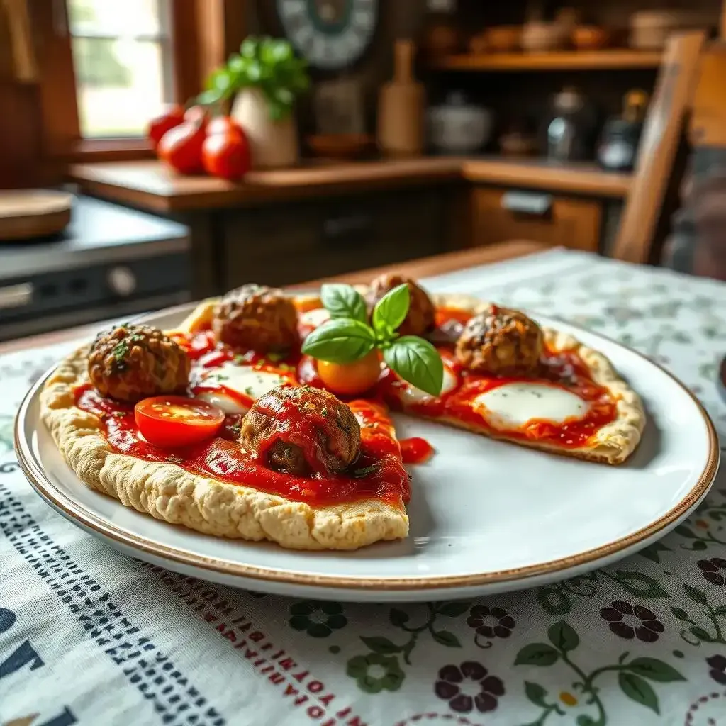 Awesome Low Carb Meatball Pizza Recipe - Meatballrecipeskitchen