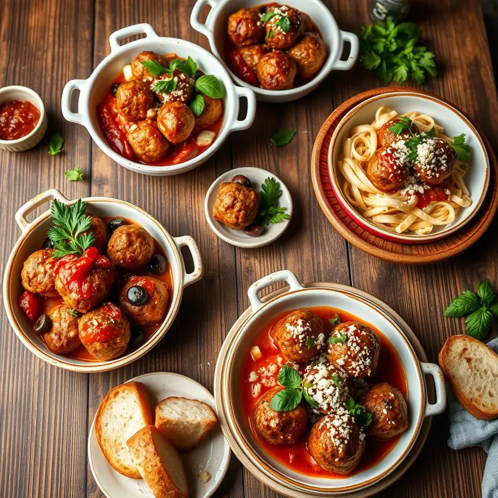 Baked Meatball Recipe Variations & Serving Suggestions