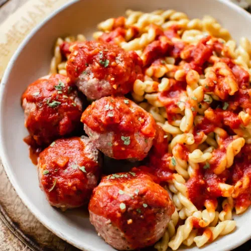 Baking and Finishing Your Spicy Italian Meatballs Recipe