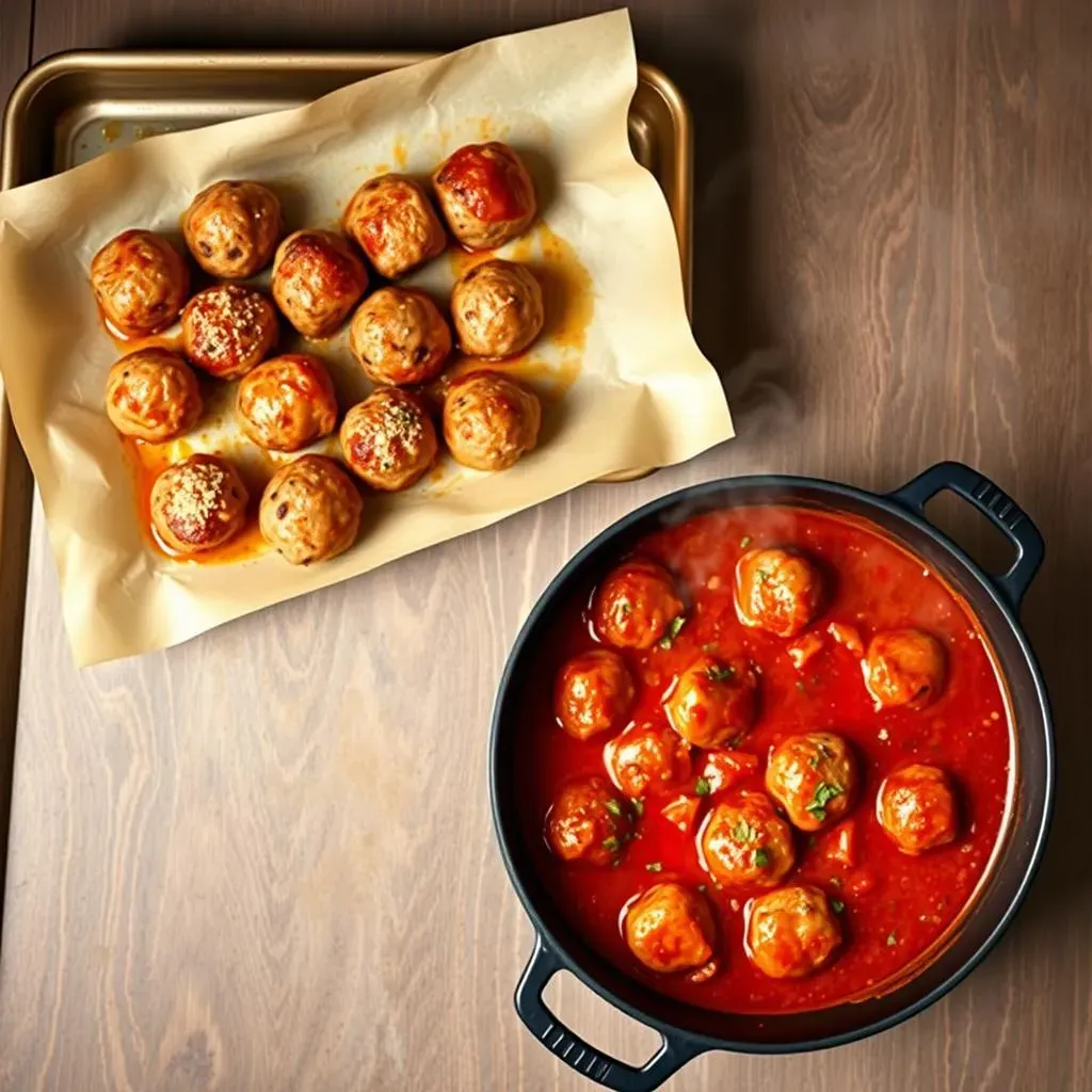 Baking vs. Simmering: Choosing Your Italian Meatball Easy Recipe Method