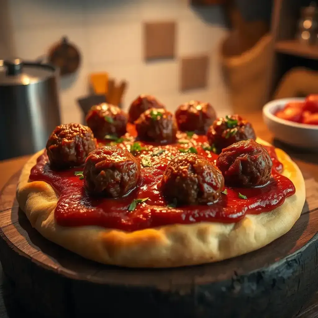 Beef Meatball Pizza Mastering The Dough And Sauce