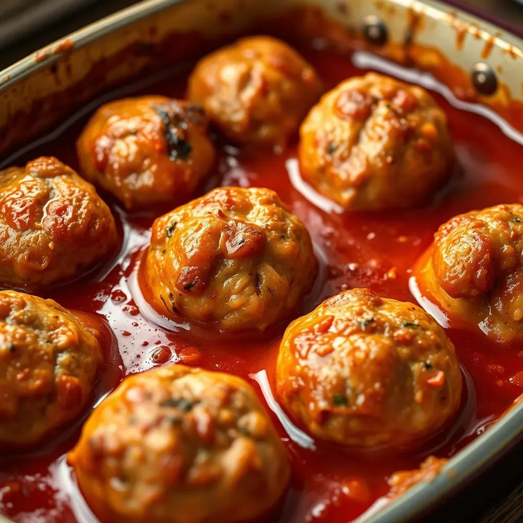 Absolute Best Baked Meatball Recipe Ever! Super Easy