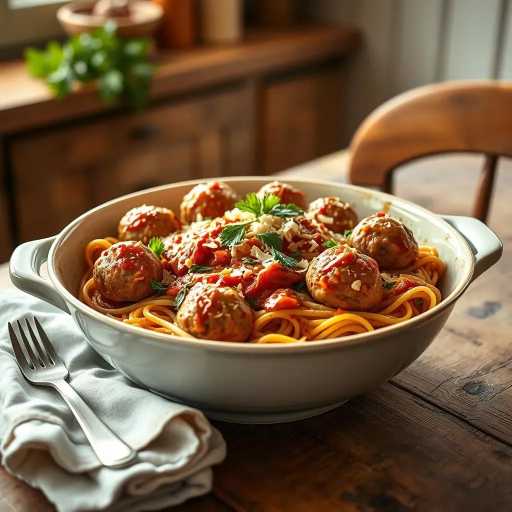 Ultimate Best Homemade Italian Spaghetti and Meatballs Recipe
