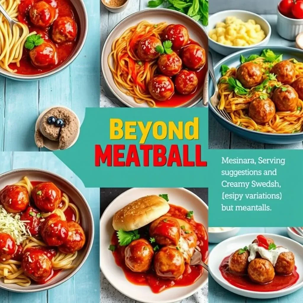 Beyond Marinara: Serving Suggestions and Recipe Variations for Your Meatballs