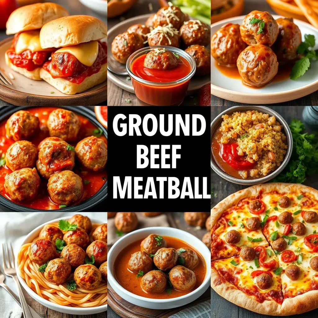 Beyond Spaghetti: Delicious Ways to Serve Your Ground Beef Meatballs