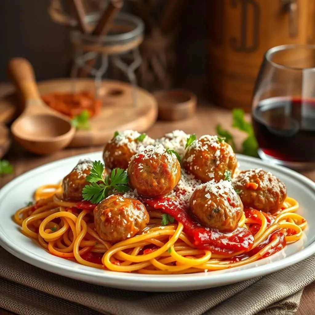 Bringing It All Together: Assembling Your Spaghetti and Meatballs