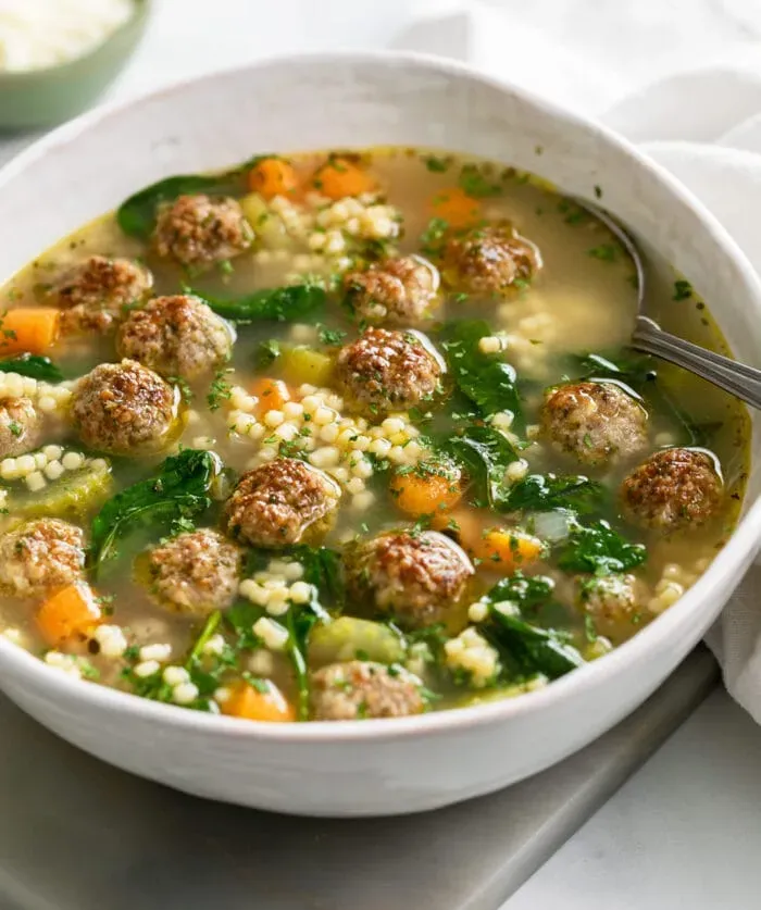 Building the Flavorful Broth for Italian Wedding Soup