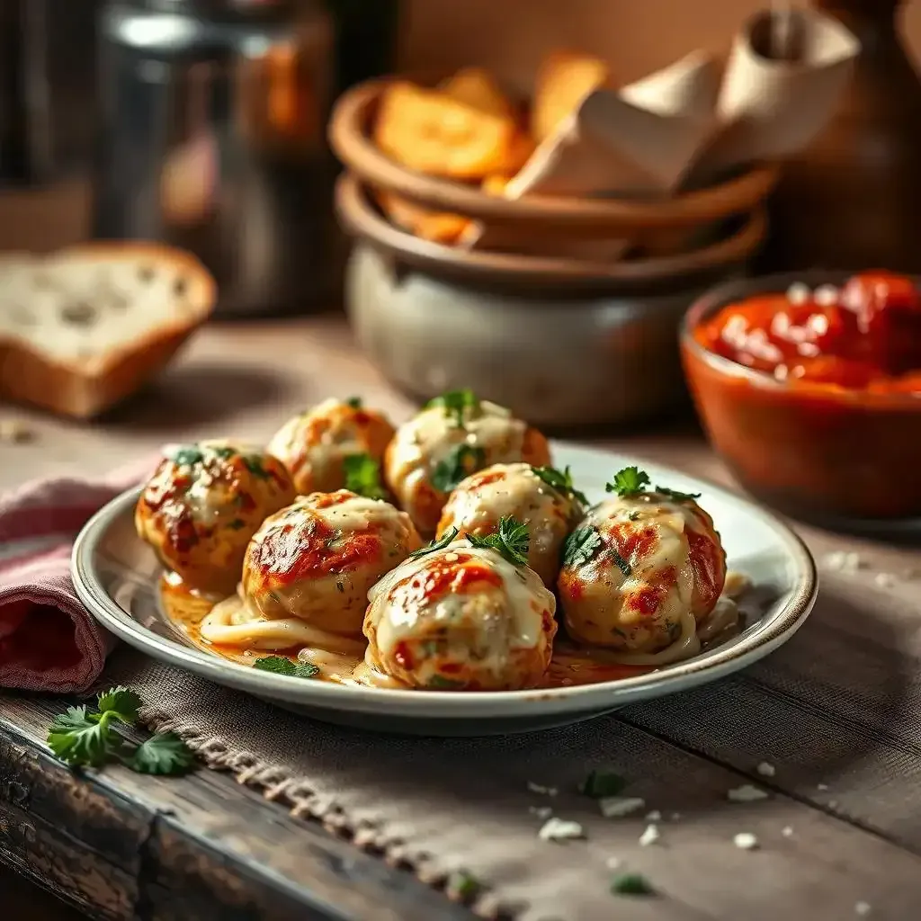 Cheesy Chicken Meatballs A Flavor Explosion