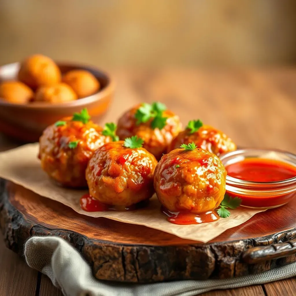 Ultimate Chicken Meatball Appetizer Recipe: Firecracker Style