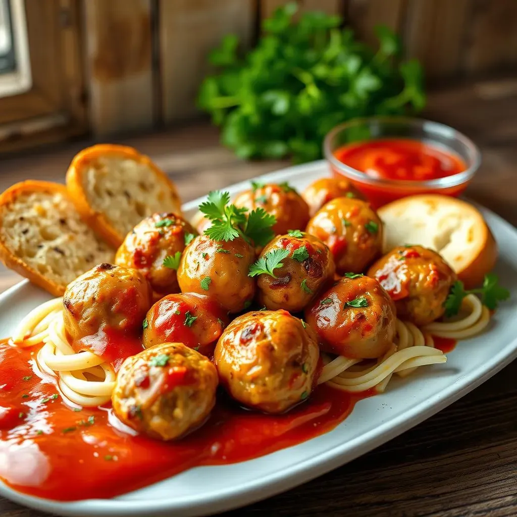 Chicken Meatball Freezer Meal Prep and Serving Ideas