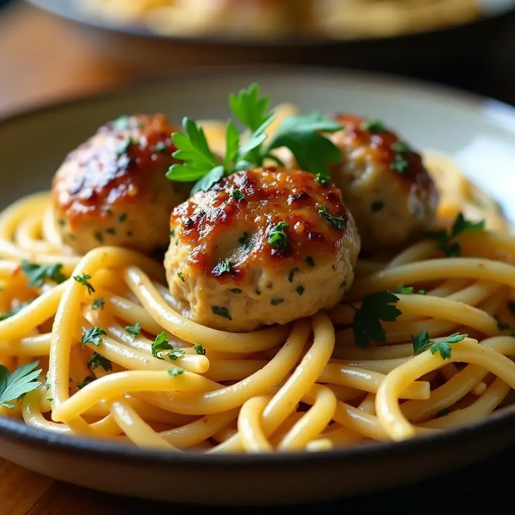 Amazing Chicken Meatball Pasta Recipe: Easy & Delicious