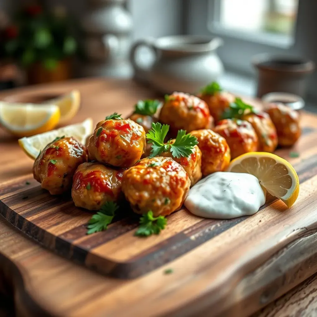 Super Easy Chicken Meatball Recipe Greek, Packed with Flavor