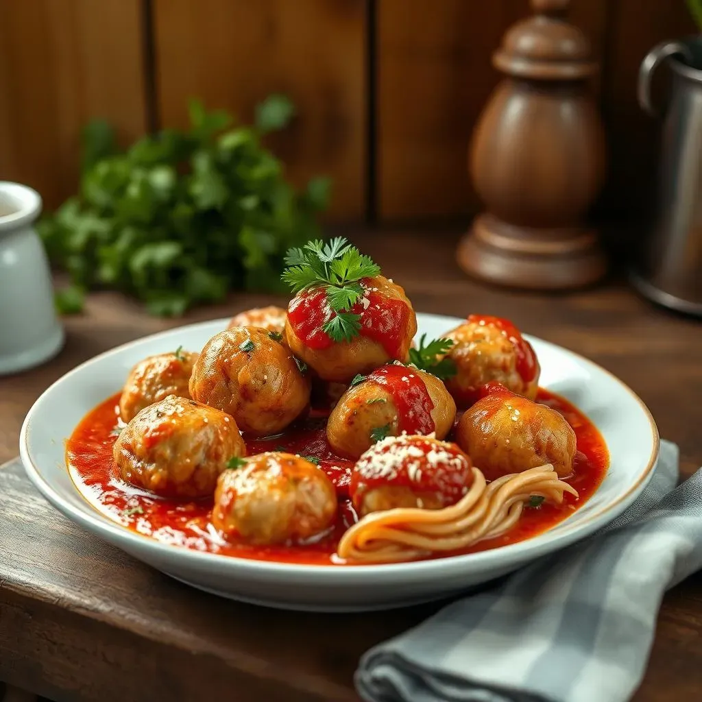 Absolute Chicken Meatball Recipe with Sauce: Easy &amp; Yummy