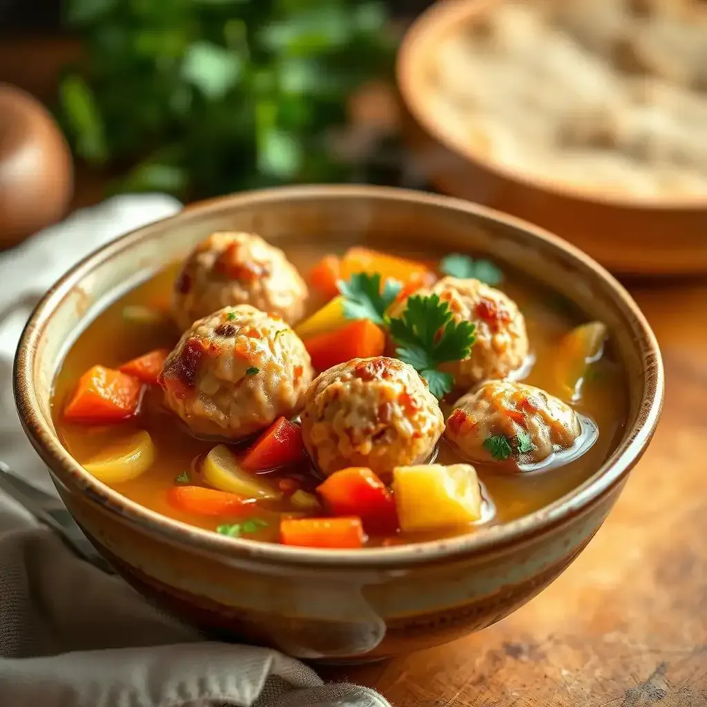 Chicken Meatball Soup A Flavorful Process From Kitchen To Bowl