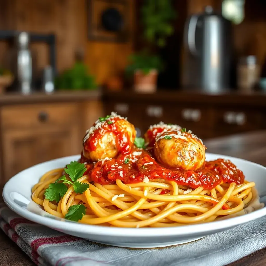 Absolute Chicken Meatball Spaghetti Recipe: Quick and Easy