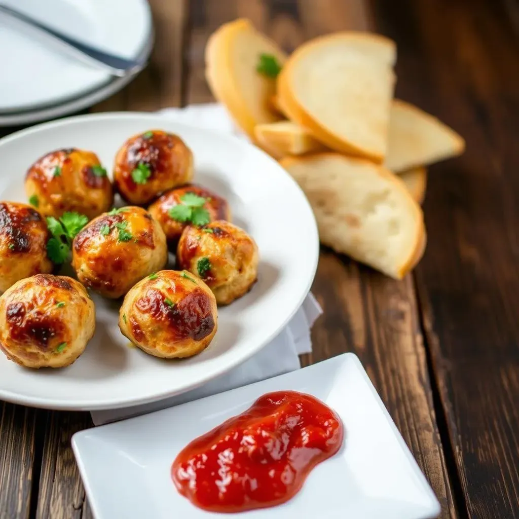 Amazing Chicken Meatball.Recipes: Easy Baked Meatballs