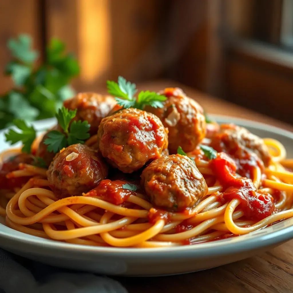 Amazing Chicken Meatballs and Spaghetti Recipe