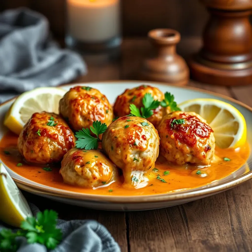 Super Easy Chicken Piccata Meatball Recipe You'll Crave
