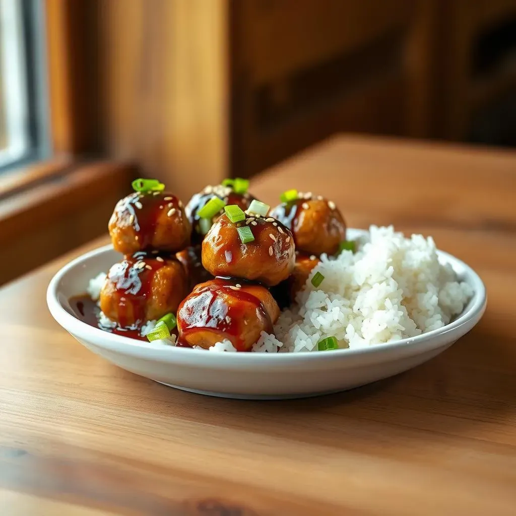 Easy Chicken Teriyaki Meatballs Aidells Recipes: Super Quick