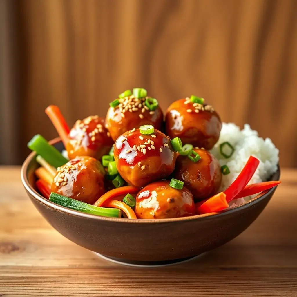 Chicken Teriyaki Meatballs Recipe Variations & Serving