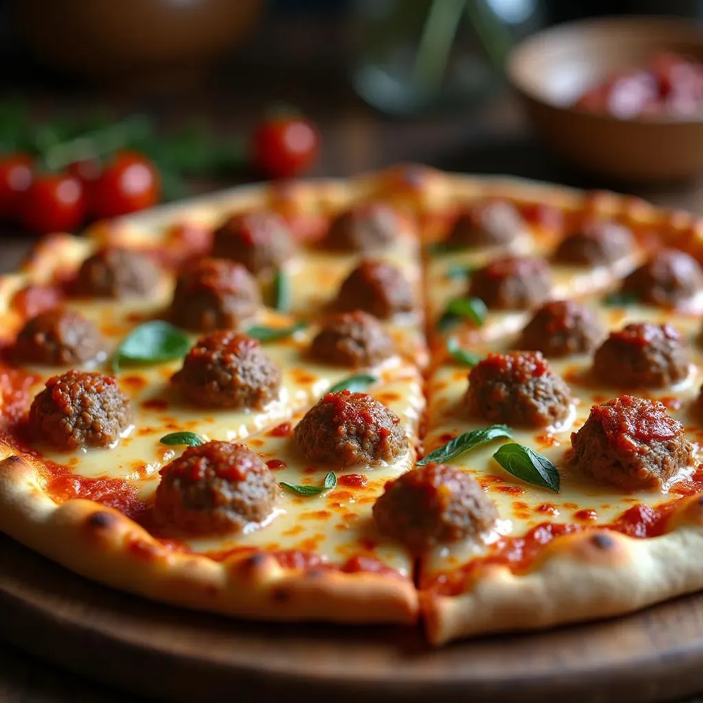 Constructing Your Easy Meatball Pizza: StepbyStep Guide