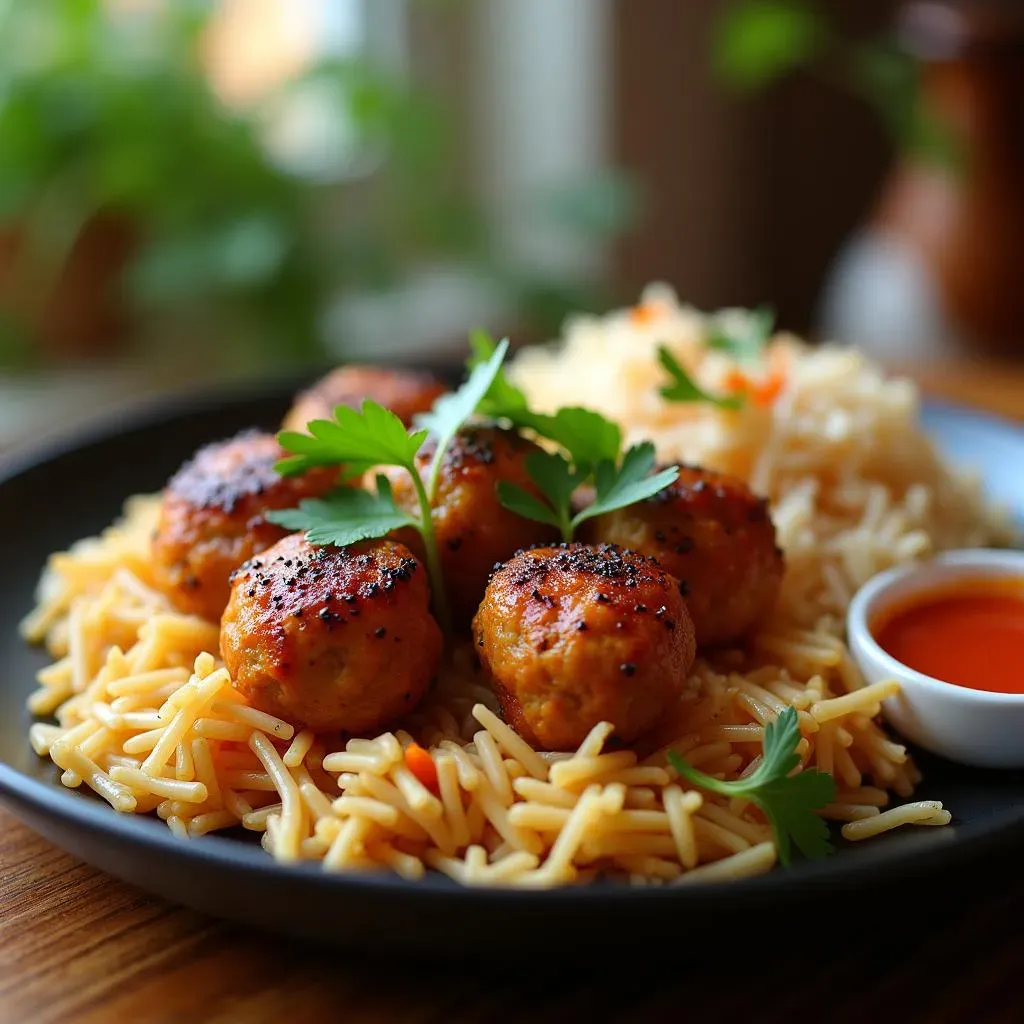 Cooking and Serving Your Thai Chicken Meatballs