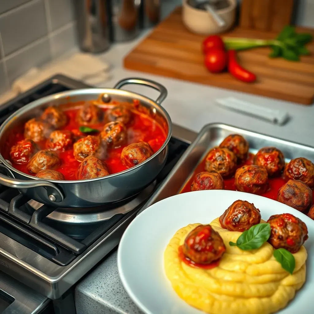 Cooking & Serving Your Easy Moist Meatballs