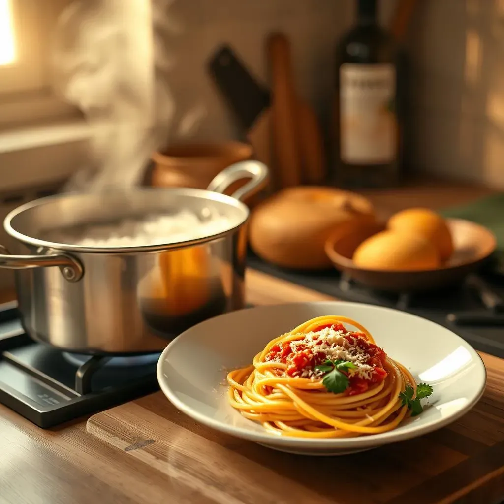 Cooking the Spaghetti and Assembling the Dish