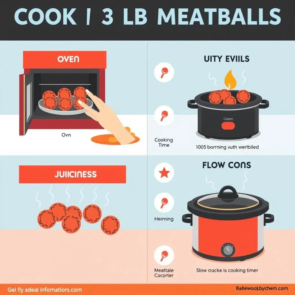 Cooking Your 3 lb Meatballs: Oven, Stovetop, or Slow Cooker?