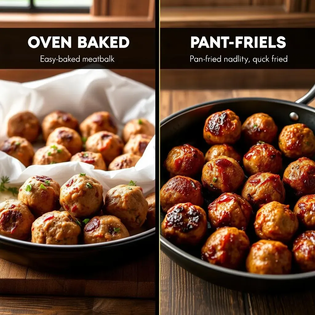 Cooking Your Beef and Sausage Meatballs: Oven vs. Stovetop