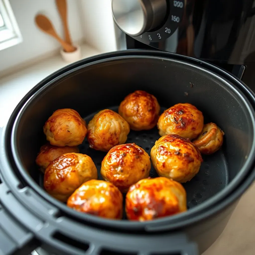Cooking Your Chicken Meatballs in the Air Fryer: StepbyStep