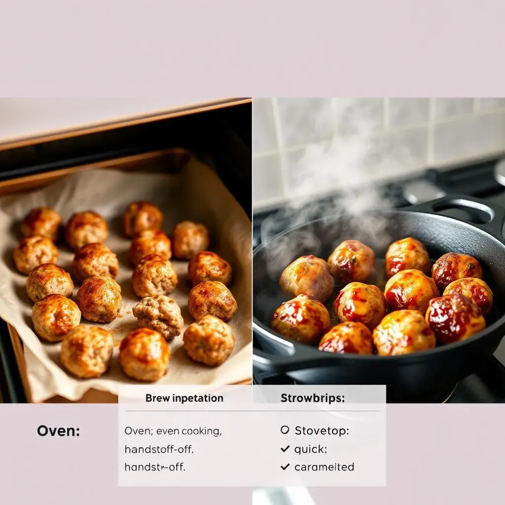 Cooking Your Pork and Beef Meatballs: Oven vs. Stovetop