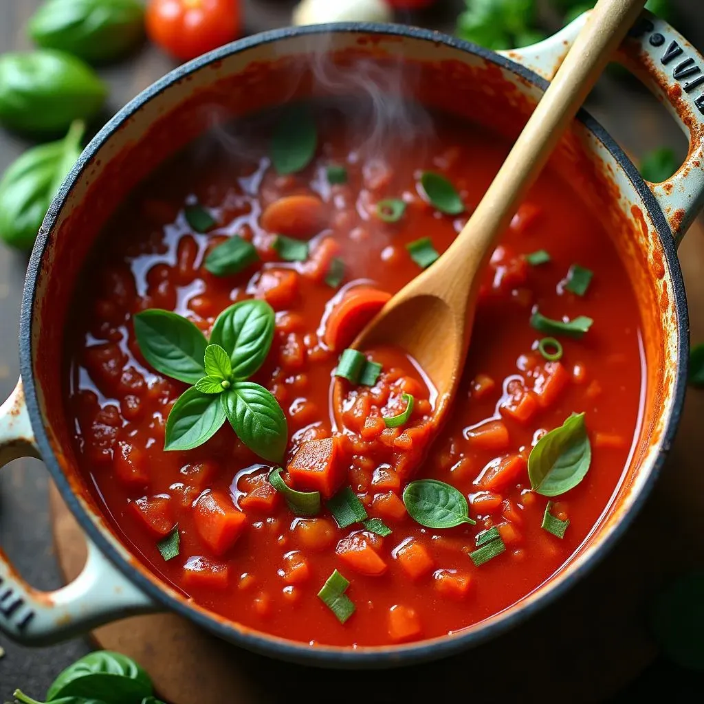 Crafting the Perfect Marinara Sauce for Spaghetti