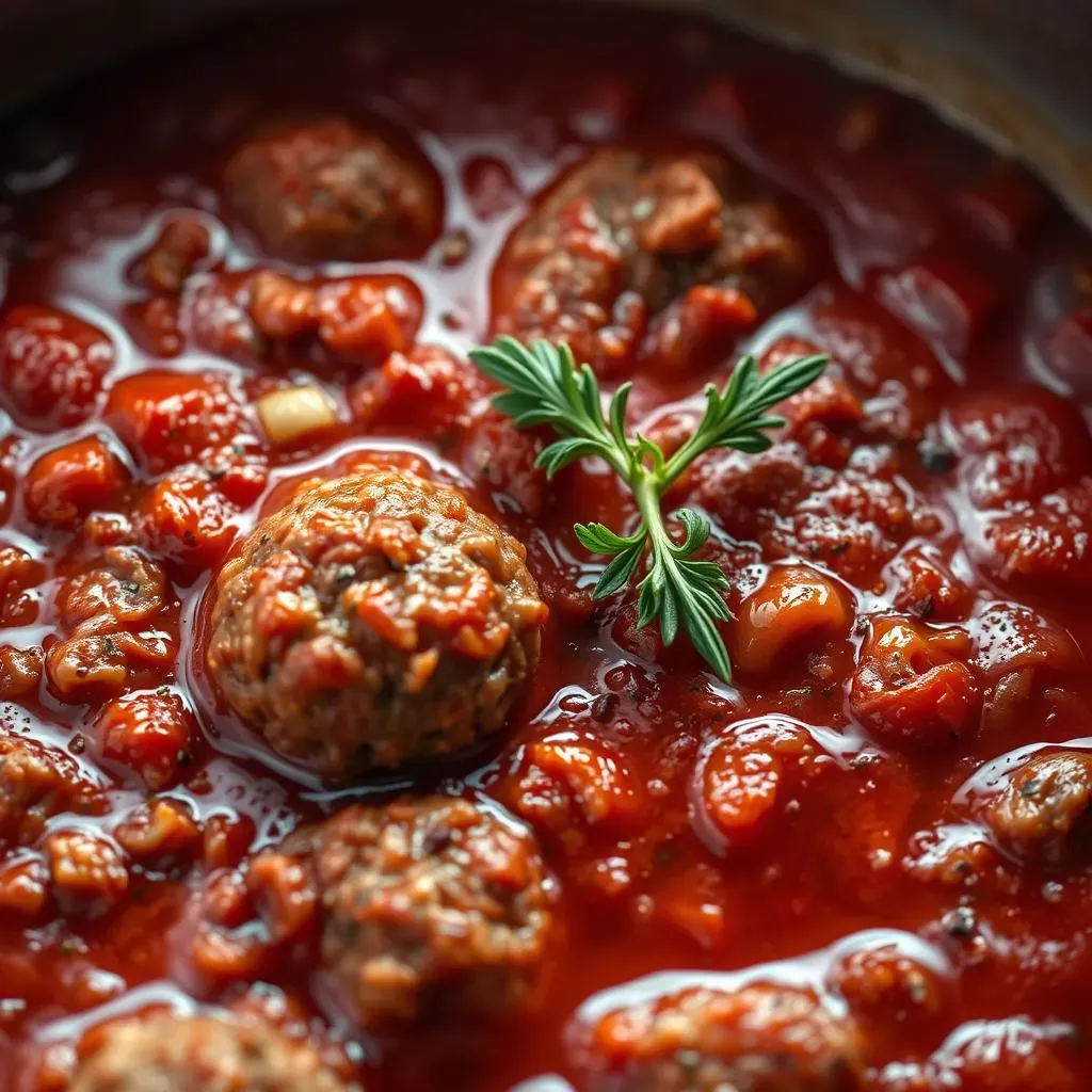 Crafting the Perfect Meaty Sauce for Your Easy Meatball Pizza Recipe