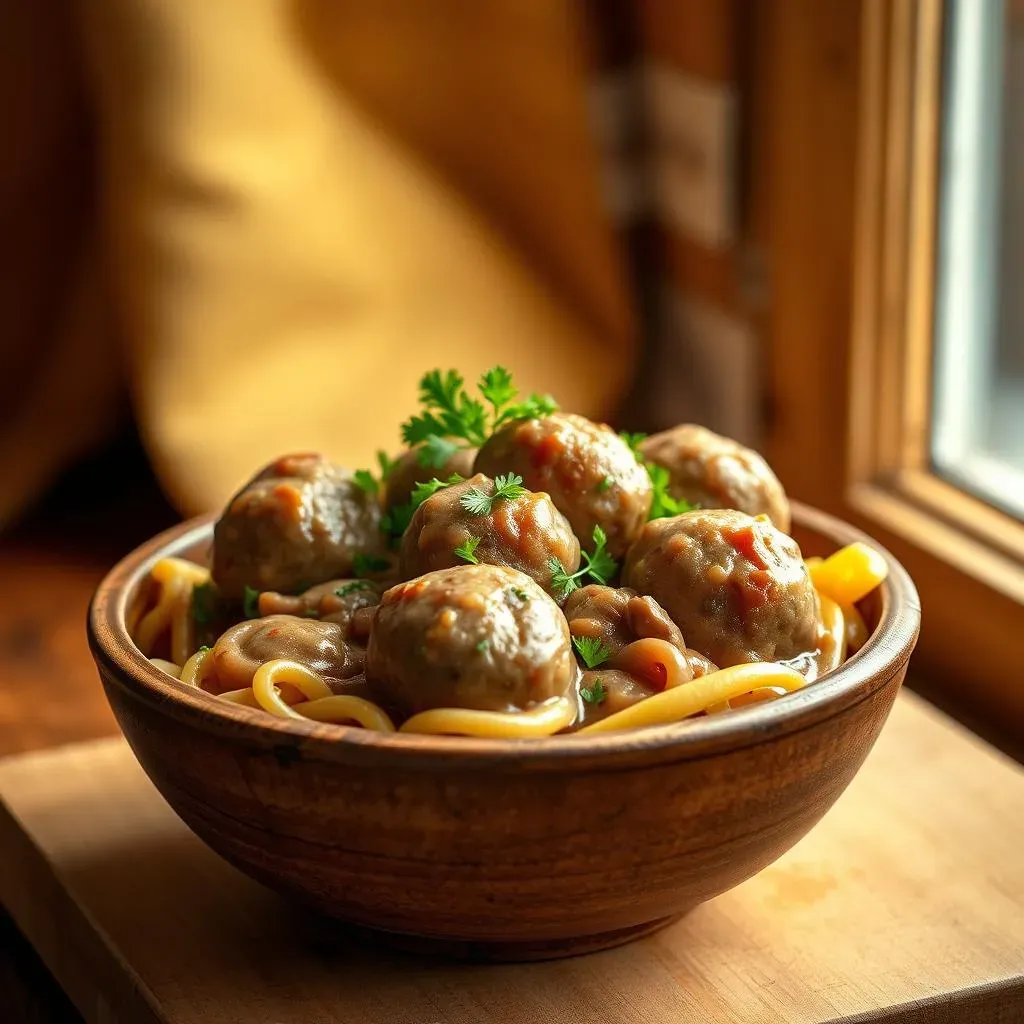 Creative Variations on Classic Beef Stroganoff with Meatballs