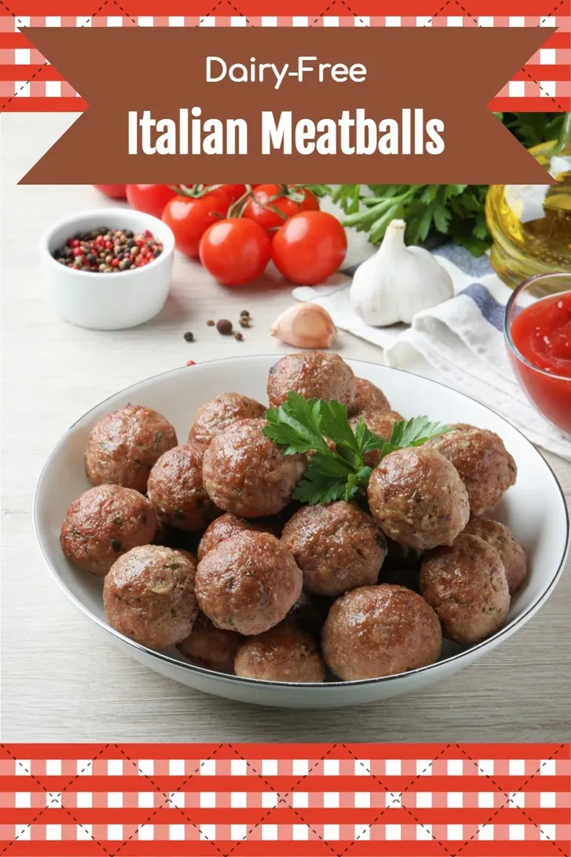 Best dairy free italian meatball recipe, oven baked